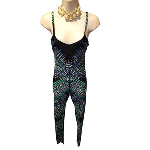 💰Mara Hoffman Black and Blue Celestial Jumpsuit